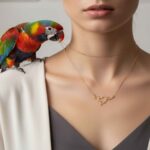 گردنبند طلا با پلاک قلب بال‌دار مینیمال - تصویر 2